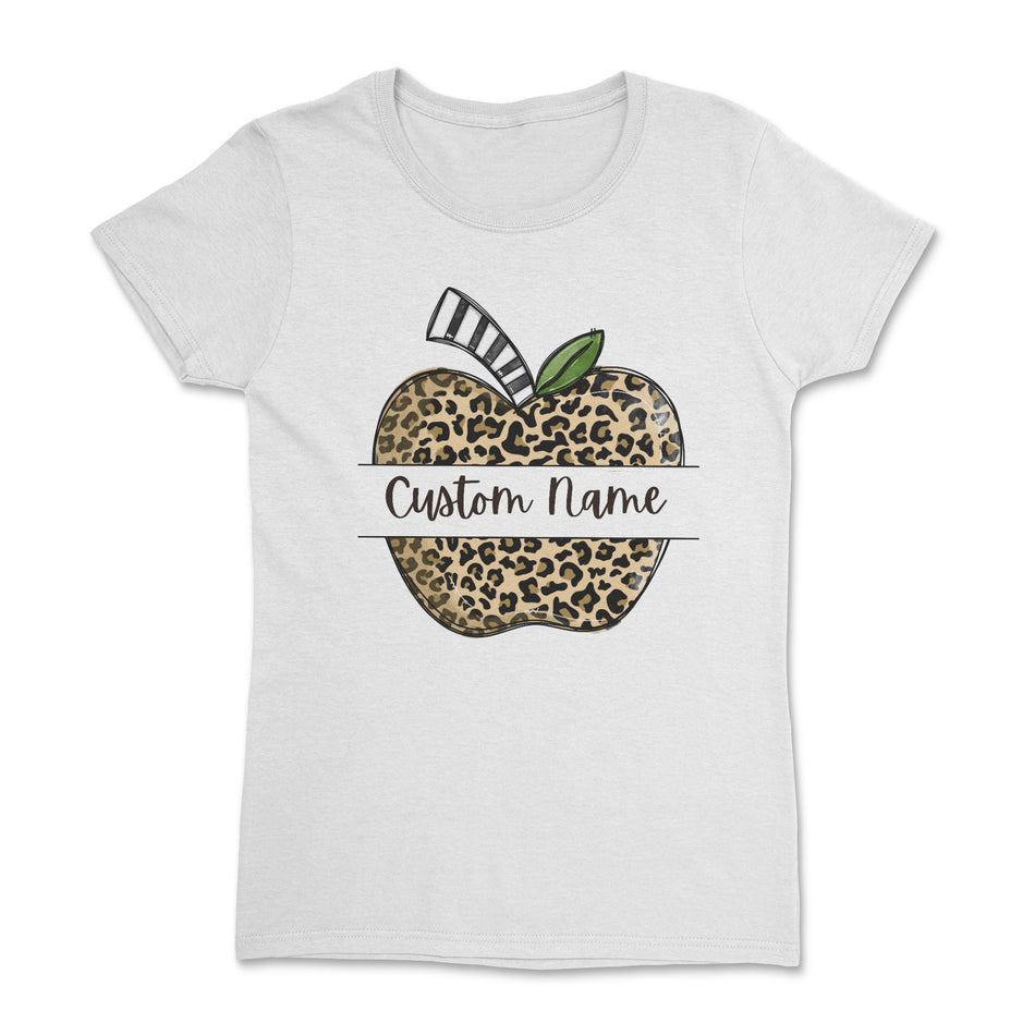 Personalized Leopard Apple